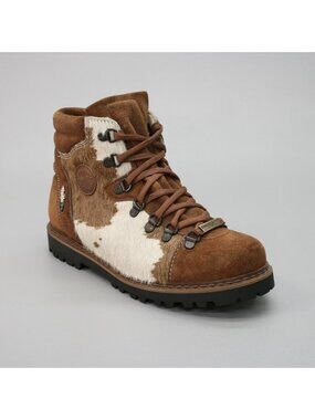 Michel Jordi 39 Ladies 8-8.5 Geneve Cowhide Hair Spirit Switzerland Ethno Boots